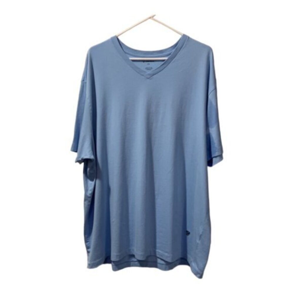 Cremieux Short-Sleeve V-Neck Tee Light Blue Size XXL GUC #6160